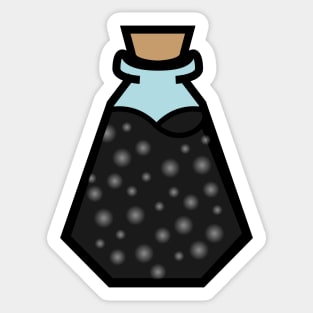 DIY Single Black Potion or Poison for Tabletop Board Games (Style 4) Sticker